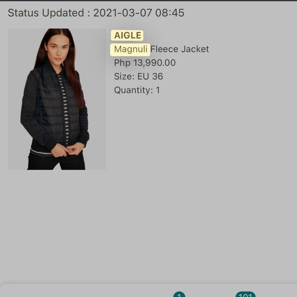 🇫🇷Aigle Women’s Magnuli Fleece Jacket- Navy XS - Picture 7 of 9